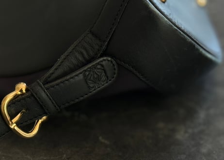 loewe "anton" bag nylon × leather