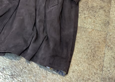 fendi suède coat
