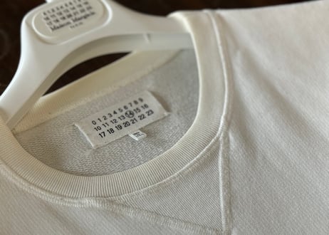maison margiela elbow patch sweat