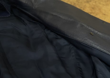 loewe leather double jacket