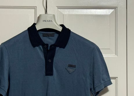 prada logo polo shirt