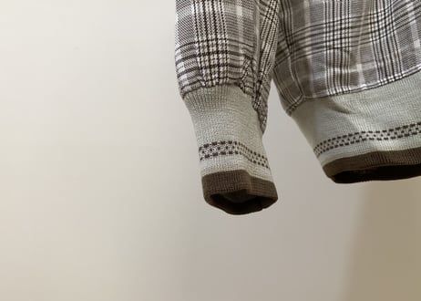 yves saint laurent check blouson