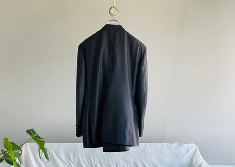 lanvin double purple set up suit