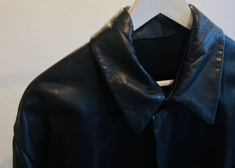 loewe leather coat