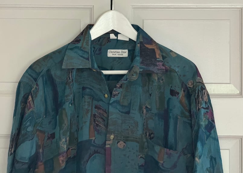 70-80s dior silk shirt | weekend tokyo 70-80s dior silk shirt | weekend tokyo