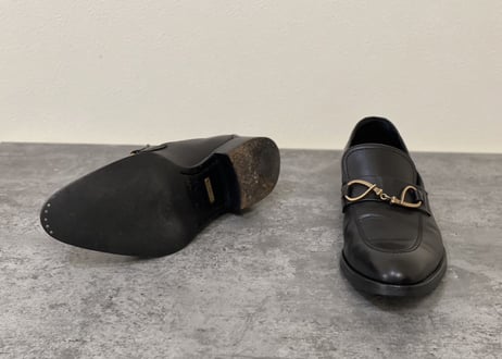 gucci leather loafer