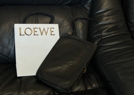 loewe anagram leather bag