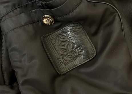 loewe leather coat