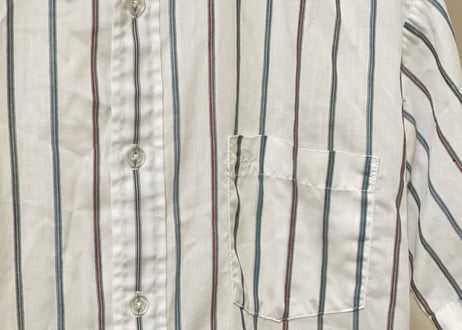 1980s christian dior stripe shirt