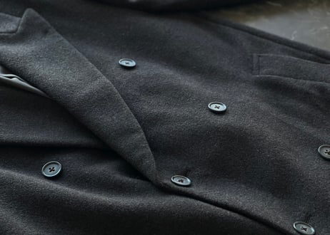 90s cashmere wool double long coat