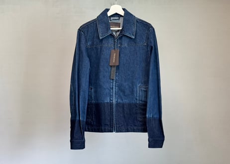 trussardi logo denim jacket