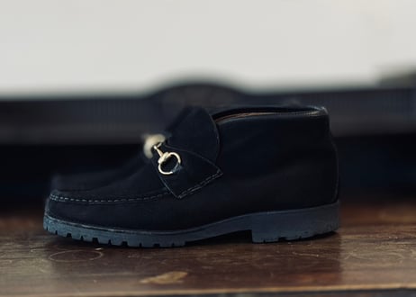 gucci horse bit loafer