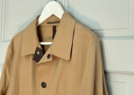 valentino "ゴム引き" coat