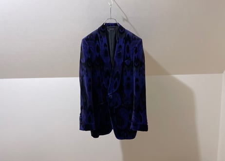 tom ford 2019aw velour jacket dead stock