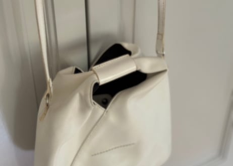 mm6 maison margiela fake leather shoulder japanese bag