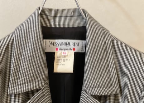 80s yves saint laurent rive gauche coat