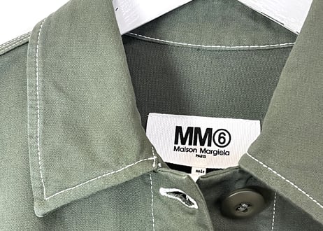 2019ss mm6 maison margiela spring coat green dead stock