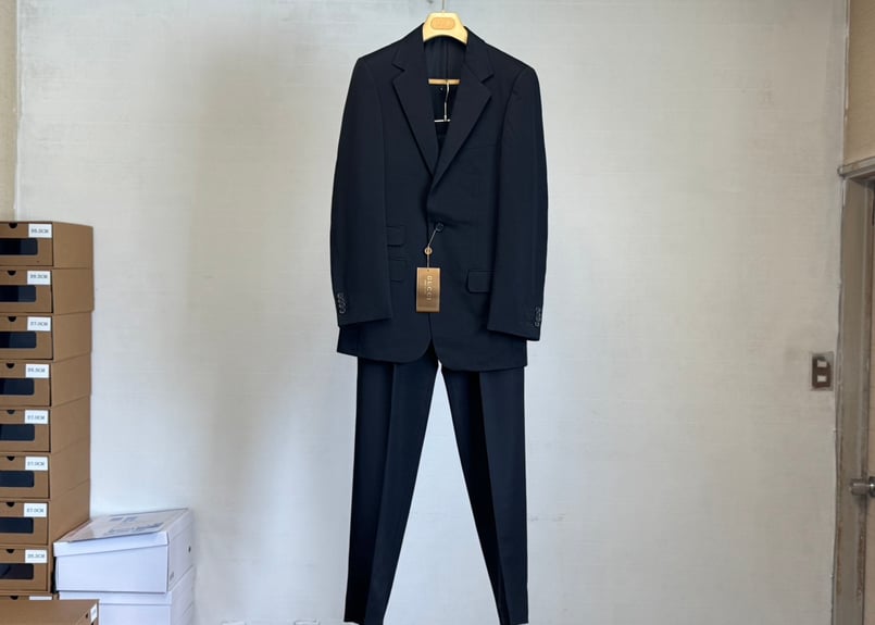 gucci set up suit black dead stock | weekend tokyo
