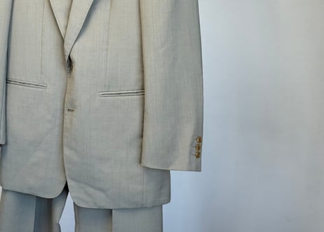 dior set up suit khaki