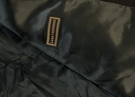 lanvin pure cashmere double chesterfield coat
