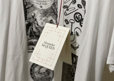 alexander mcqueen 2020ss tops dead stock