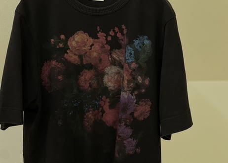 dries van noten flower pattern sweat