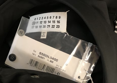 2019aw maison margiela black shirt dead stock 41