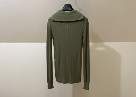 jilsander + quarter zip knit dead stock