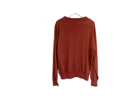 manual alphabet drop shoulder knit