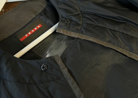 90s prada sports coat + liner 2set