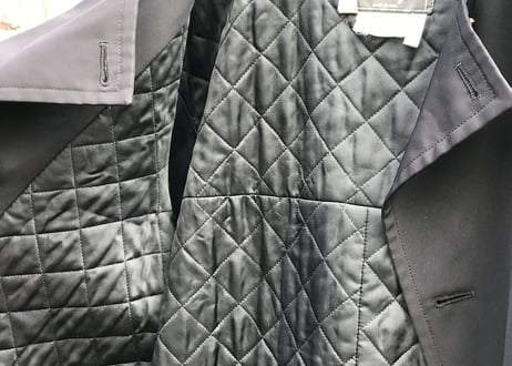 salvatore ferragamo quilting double coat