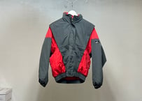 vintage moncler down jacket "gray×red"