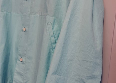 hermes mint green shirt jacket