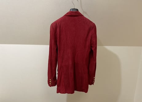 80s loewe leather double jacket