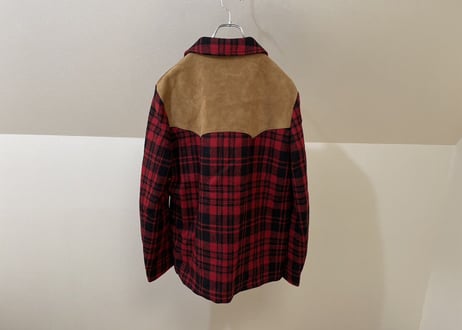 saint laurent paris 2014aw leather switch double coat