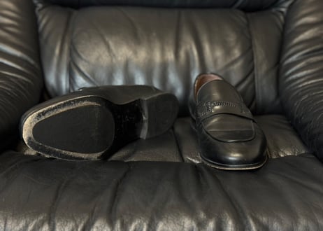 salvatore ferragamo gancini leather loafers