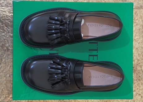 bottega veneta 2020 clear sole ”tassel” shose dead stock 41