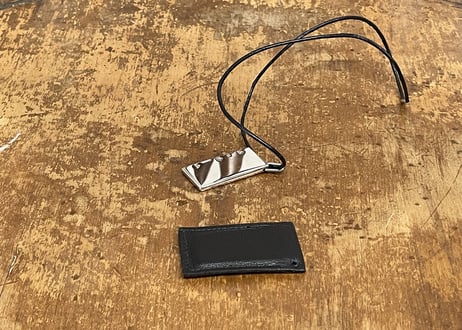 hermes silver necklace #2