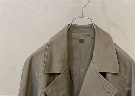 yves saint laurent double trench coat
