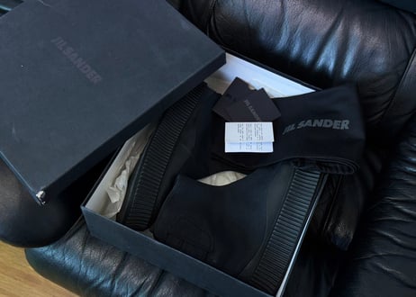 jilsander platform boots dead stock