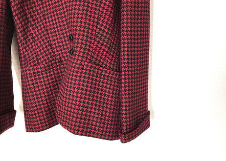 80-90s gucci no collar jacket dead stock