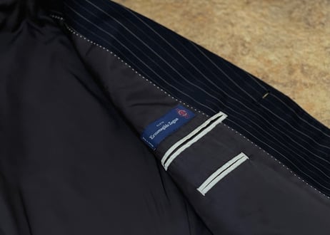 paul smith × elmenegildo zegna stripe set up suit