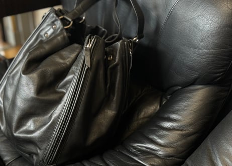 saint laurent leather bag