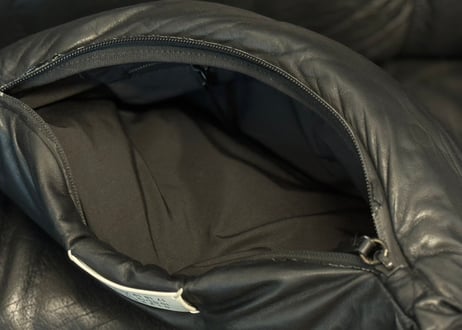 maison margiela glam slam leather shoulder bag
