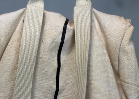 mason margiela atelier logo back pack
