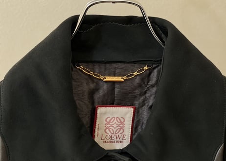 loewe leather coat