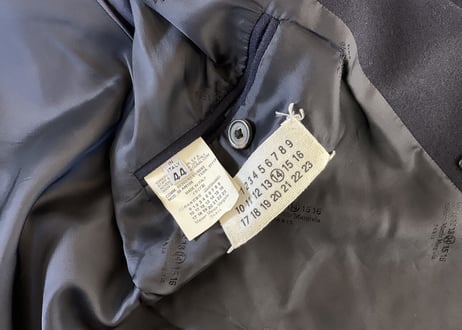 maison margiela short trench coat