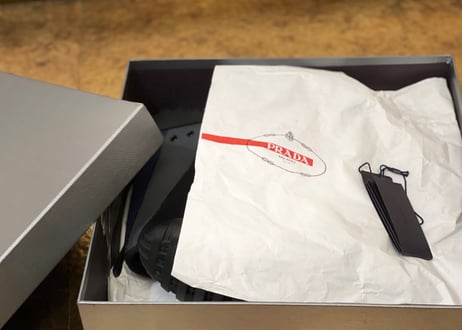 prada 2020ss strap shose dead stock