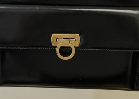 salvatore ferragamo leather bag
