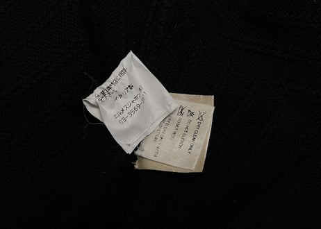 hermes virgin wool half zip knit